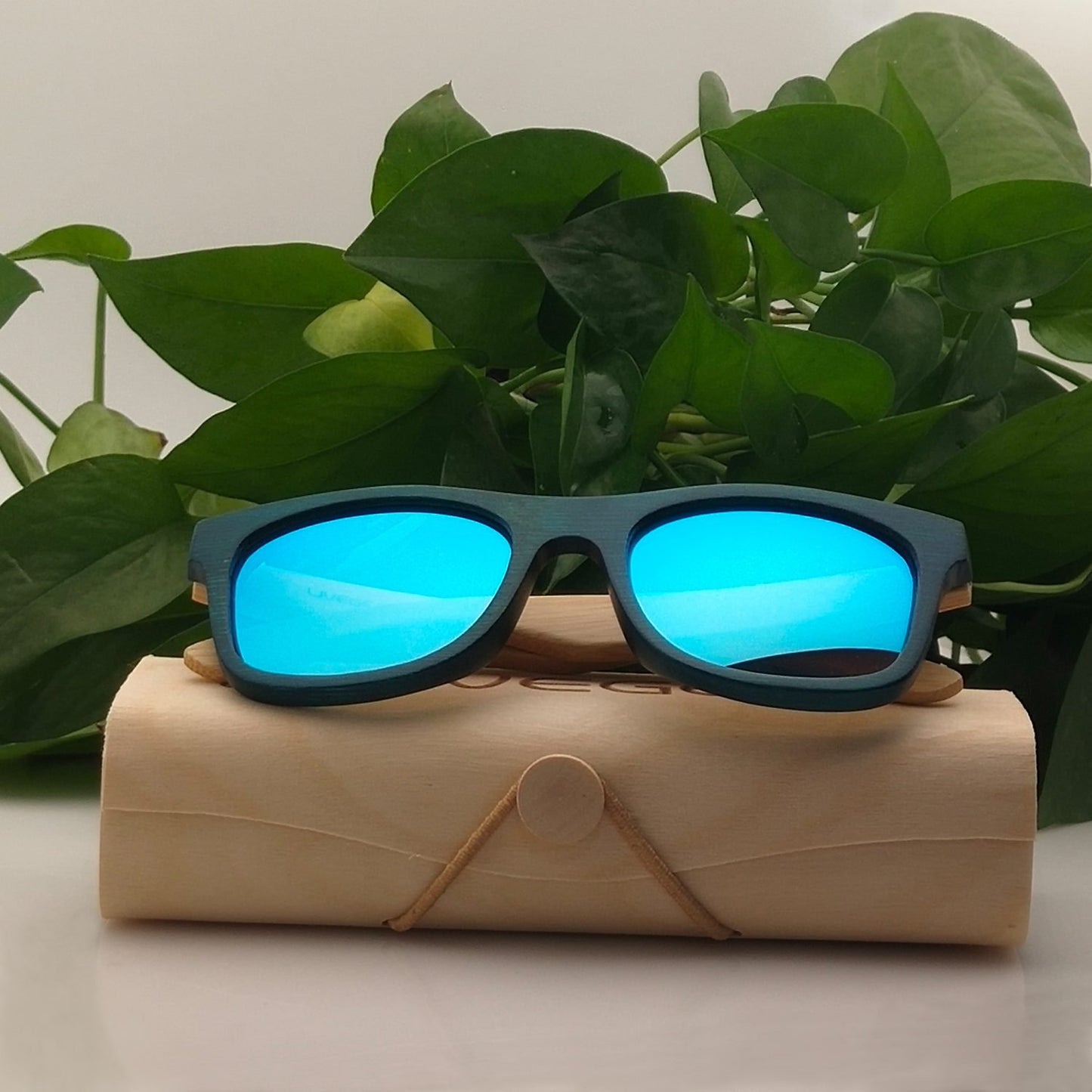 gafas de madera de bambú