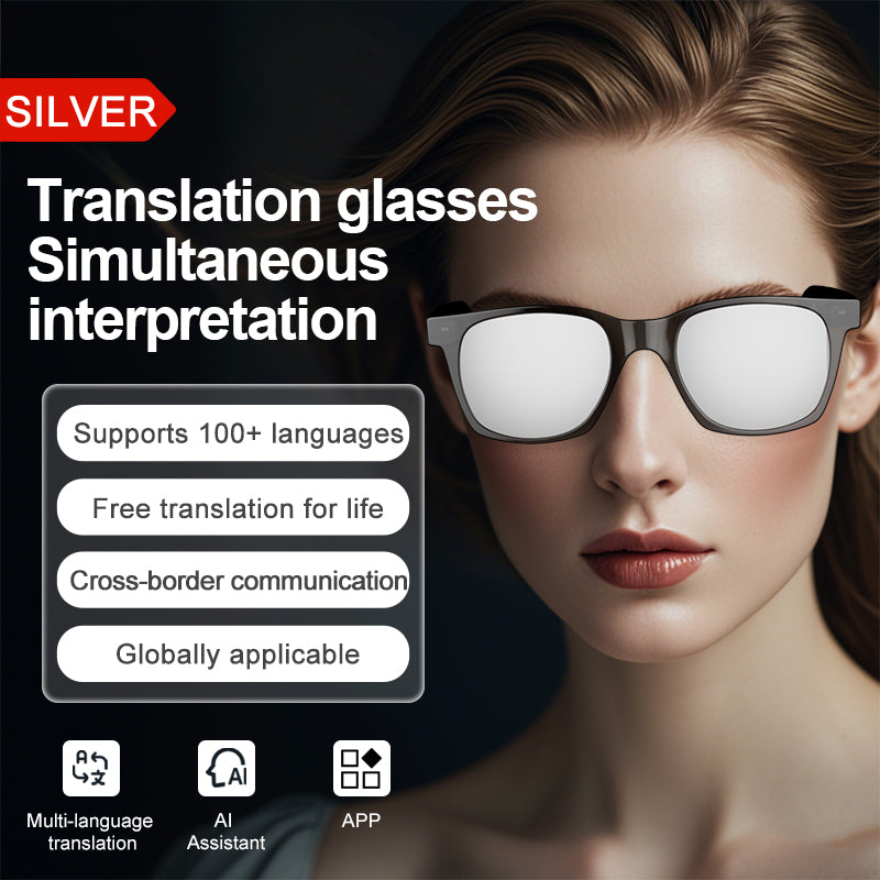 Smart Glasses with AI Translator BT Glasses Hands-Free Music & Calls Outdoor Sports Headphones Waterproof for Men & Woman-9