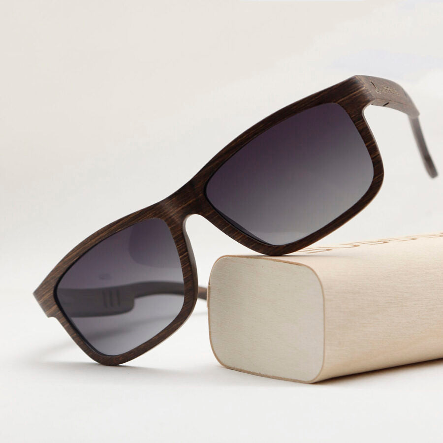 gafas de sol de bambu