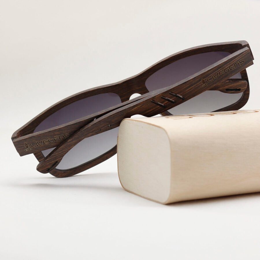 gafas de sol de bambu