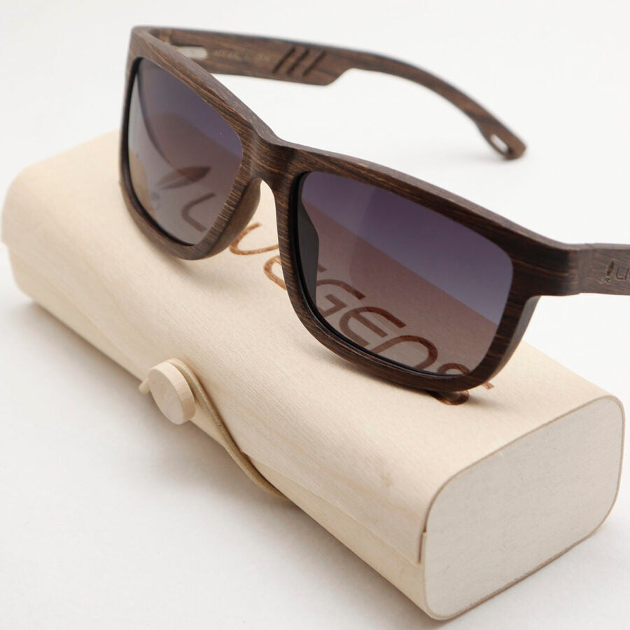 gafas de sol de bambu
