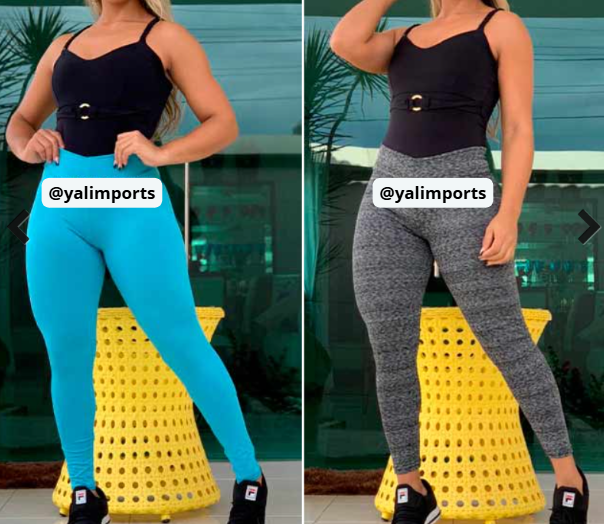 Calça Legging Suplex feminina lisa adulto