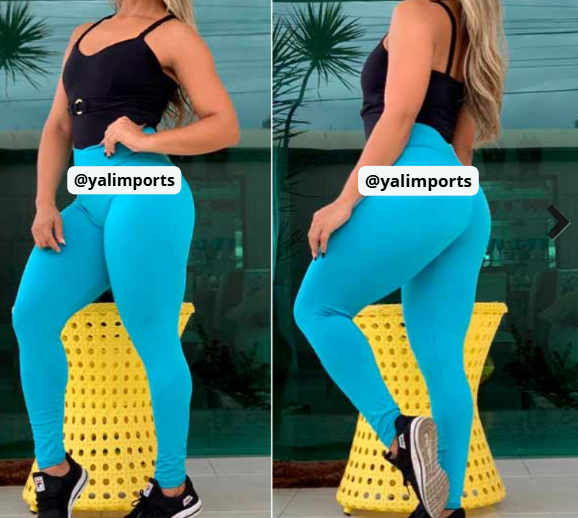 Calça Legging Suplex feminina lisa adulto