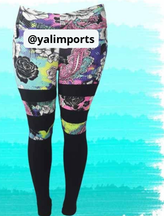 Calça feminina legging Fitness com detalhes