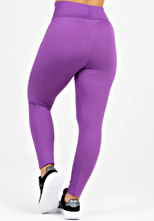 Calça legging lisa - Roxa