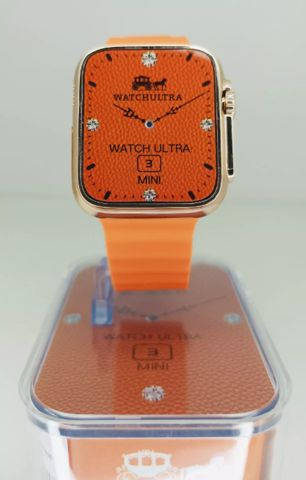 Smartwatch 8 Ultra laranja Microwear mini 3