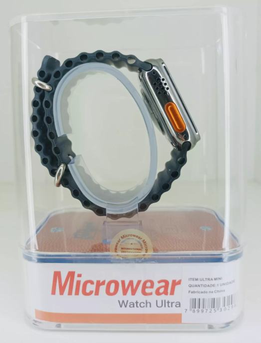 Smartwatch 8 Ultra preto Microwear mini 3