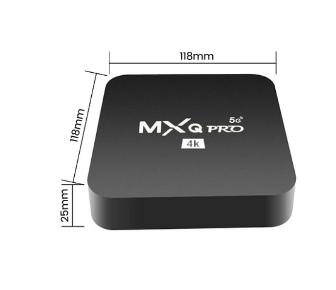 TV Box Smart - Conversor Inteligente: MXQ PRO 4K 5G - Televisao + canais