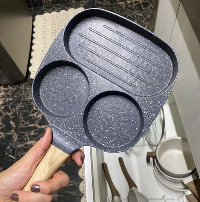 Frigideira Antiaderente 3 em 1