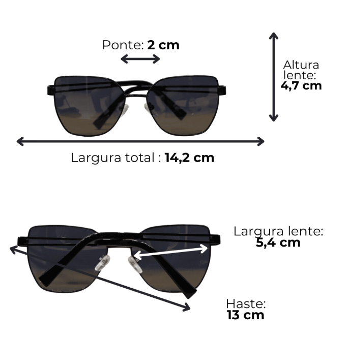 Óculos de sol Lauren (Polarizado) - C2