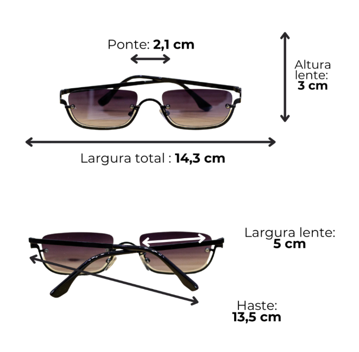 Óculos de sol Jennie - C8