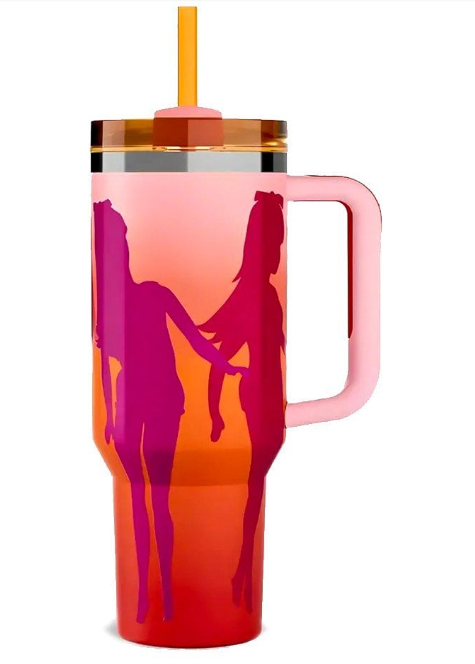 Garrafa térmica 1200ml (Estampas Femininas) - Cores variadas