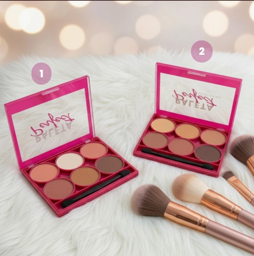 Paleta Contorno Perfect Iamo YS43013 - Kit c/ 02 unid