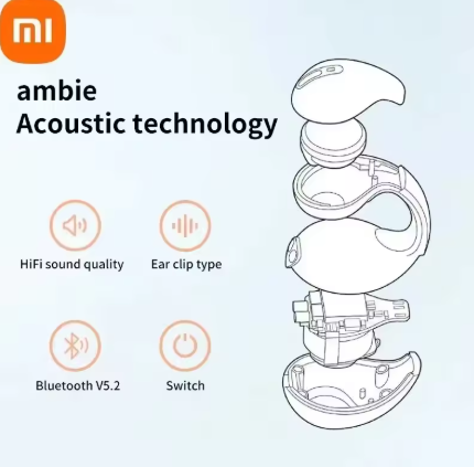 Fones de ouvido Xiaomi T7500 Bluetooth sem fio.