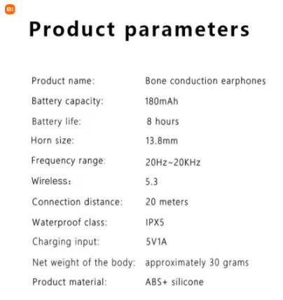 Fone de ouvido sem fio Xiaomi S3 Bluetooth 5.3 TWS à prova d'água.