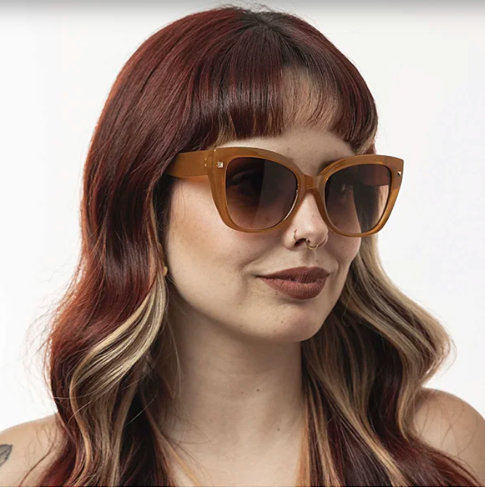 Óculos de Sol Feminino - Caramelo