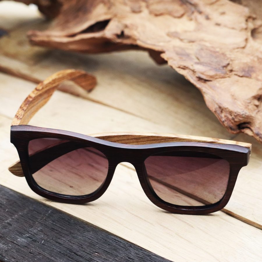 gafas de sol de bambú