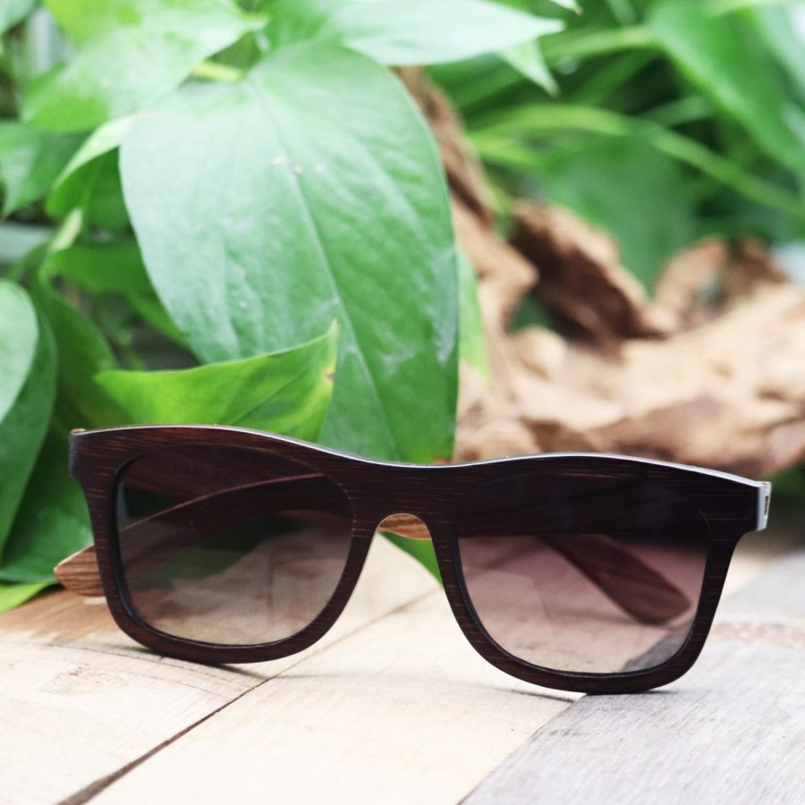 gafas de sol de bambú