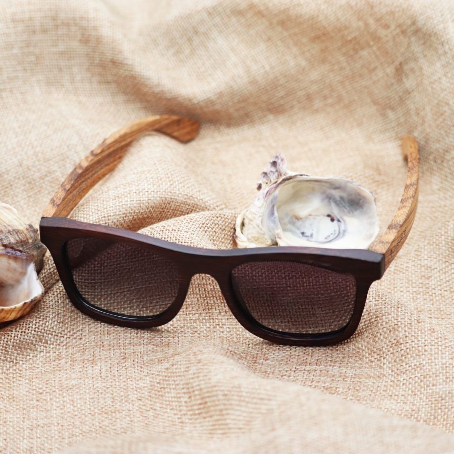 gafas de sol de bambú