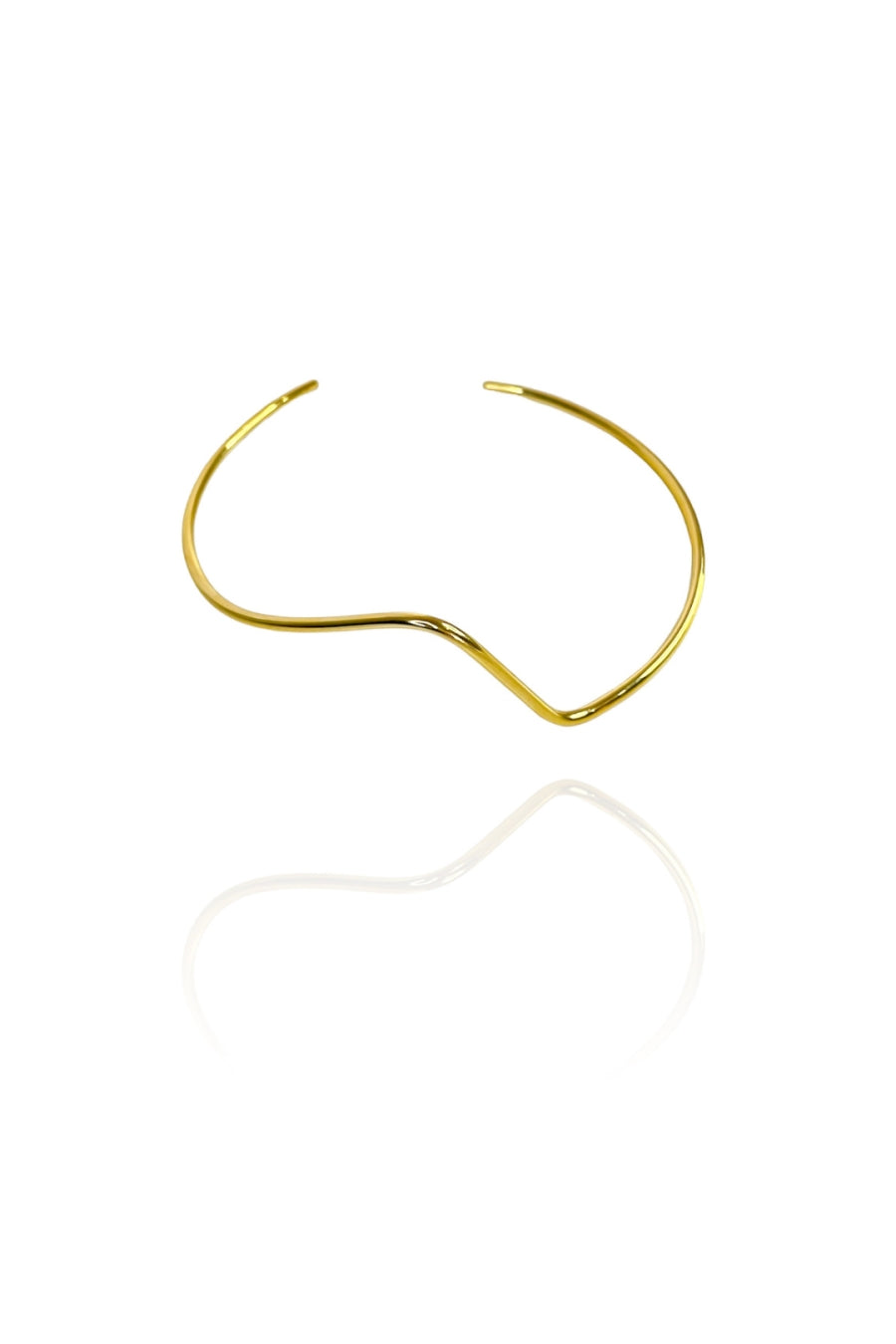Choker Aro Torneado Banhado em Ouro 18k