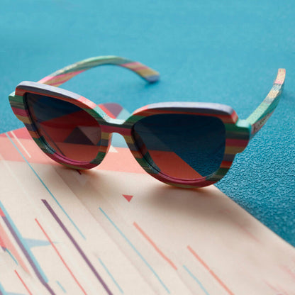 gafas de sol de bambu