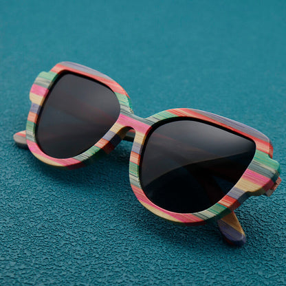 gafas de sol de bambu