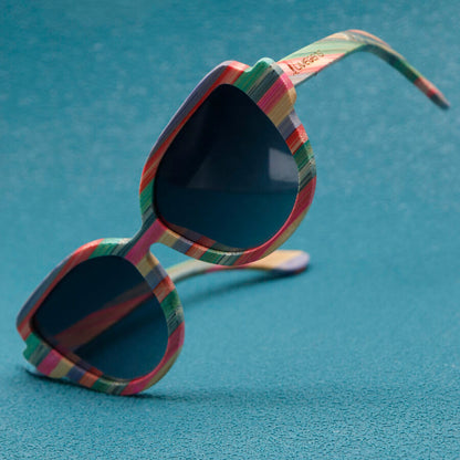 gafas de sol de bambu
