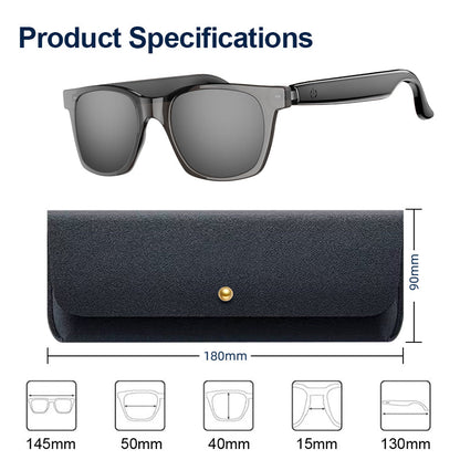 Smart Glasses with AI Translator BT Glasses Hands-Free Music & Calls Outdoor Sports Headphones Waterproof for Men & Woman-1