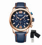 MEGIR Men's Quartz Wrist Watch Stainless Steel Band Chronograph Watches Luminous Waterproof Wristwatch Man Clock Military Watch-23