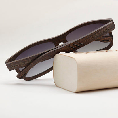 gafas de sol de bambu