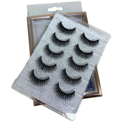 Cílios Postiços 8D F002 com 05 Pares Sabrina Sato SP3133 - Box c/ 12 unid