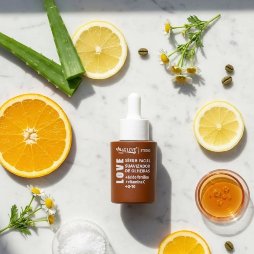 Sérum Facial Suavizador de Olheiras Max Love