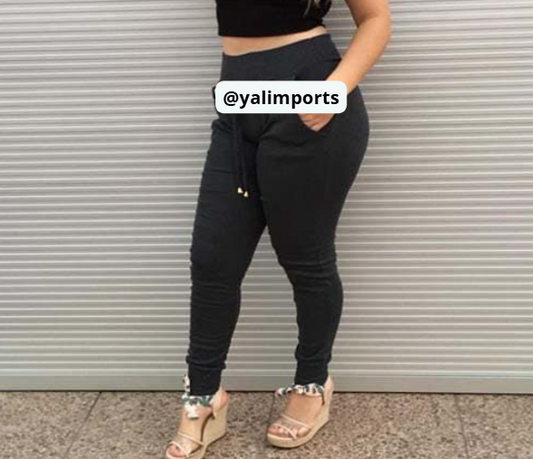 Calça feminina de moletom adulto