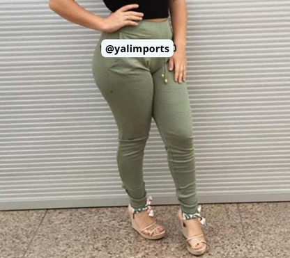 Calça feminina de moletom adulto