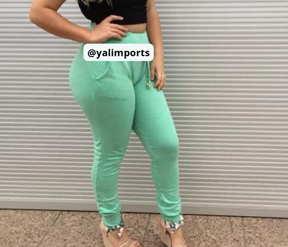 Calça feminina de moletom adulto