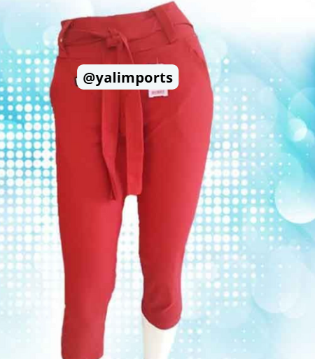 Calça Pantacourt Bengaline
