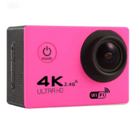 Câmera esportiva 4K à prova d'água