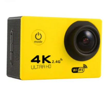 Câmera esportiva 4K à prova d'água