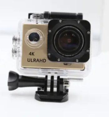 Câmera esportiva 4K à prova d'água
