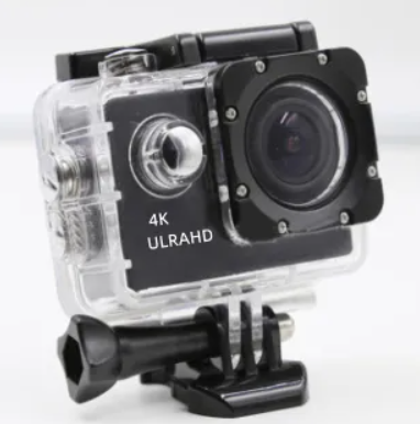 Câmera esportiva 4K à prova d'água