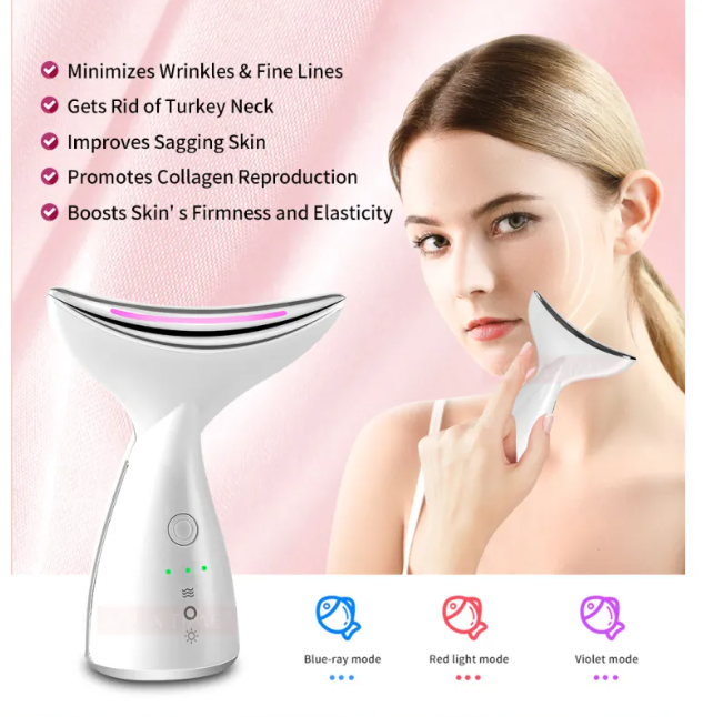 Instrumento de lifting facial - Para firmar a pele e reduzir o queixo duplo