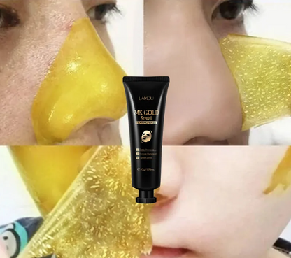 Kit com 2 máscaras hidratantes destacável - Gold Foil Snail