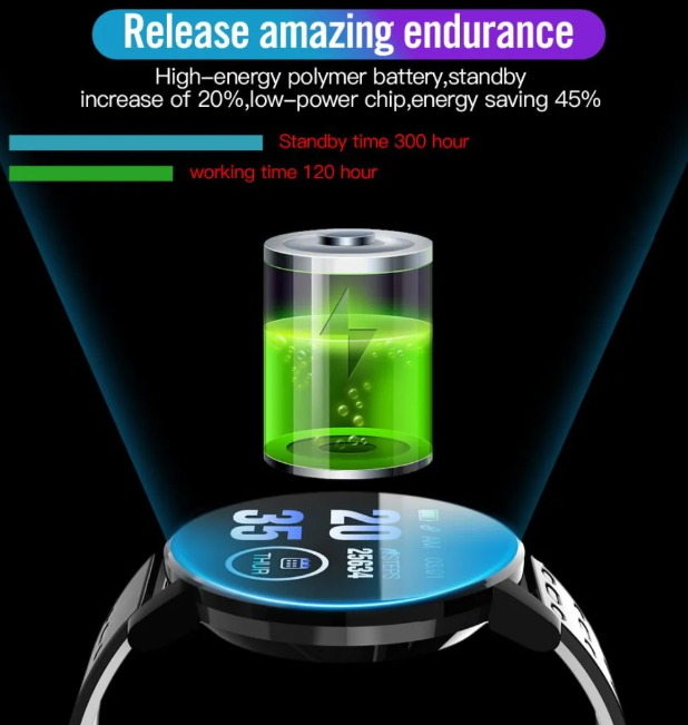 Relógio inteligente Bluetooth