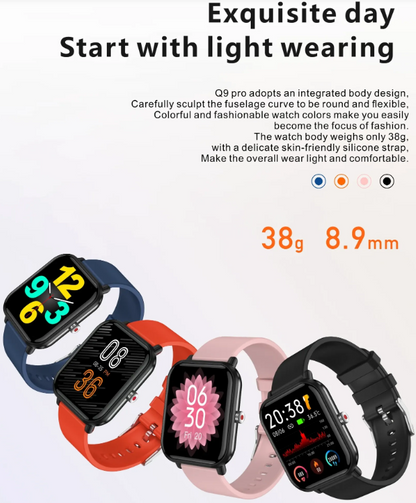 Relógio inteligente multifuncional Q9 Pro