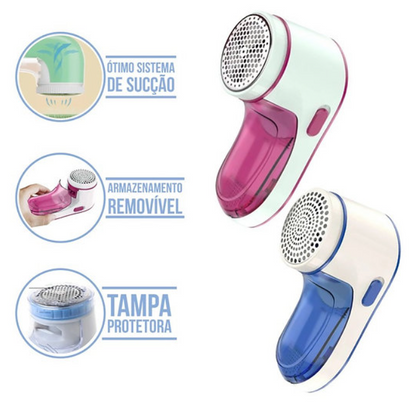 Aparelho Elétrico - Papa bolinhas removedor (Tira pelos e fiapos das roupas)