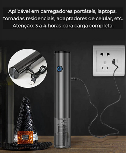 Abridor de garrafa de Vinho - 4 em 1