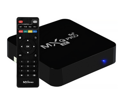 TV Box Smart - Conversor Inteligente: MXQ PRO 4K 5G - Televisao + canais
