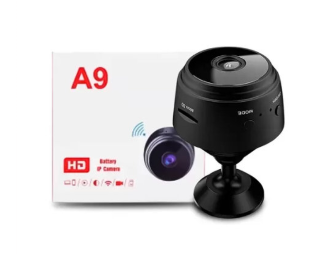 Mini câmera de segurança - A9 Original S/ Fio c/ Suporte HD