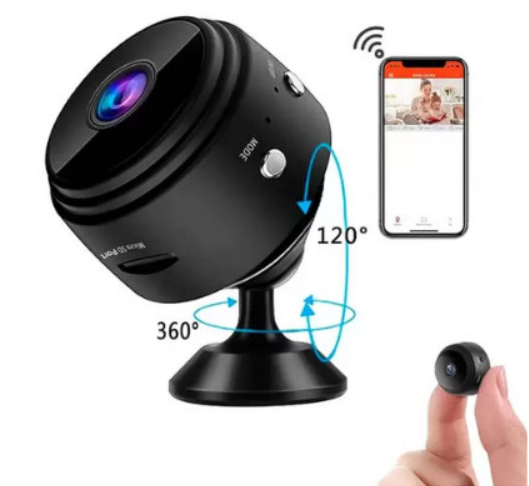 Mini câmera de segurança - A9 Original S/ Fio c/ Suporte HD