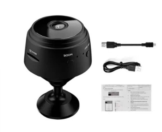 Mini câmera de segurança - A9 Original S/ Fio c/ Suporte HD